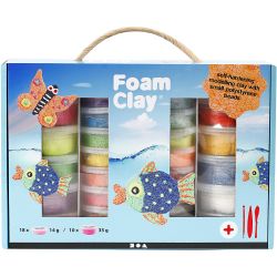 Foam Clay&reg; Cadeaudoos, diverse kleuren, 1 set